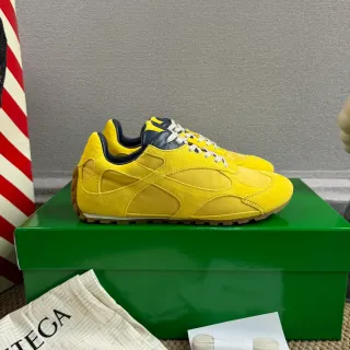 Bottega Veneta Track Trainer Yellow Navy Lifestyle Sneakers