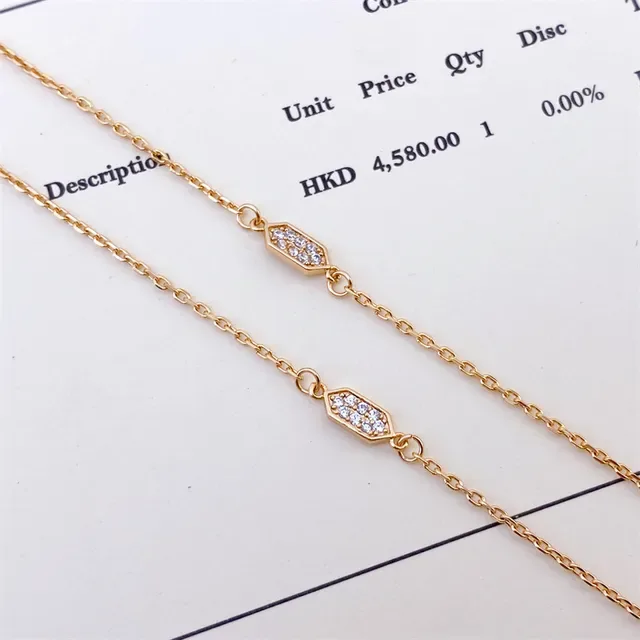 Bvlgari Serpenti 蛇头 Pavé 水晶 金色 项链 3