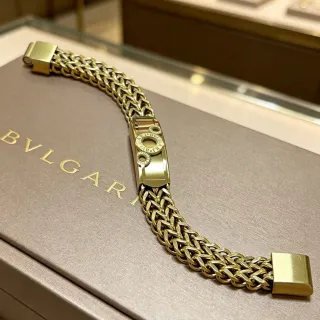 Bvlgari سلسلة منسوجة سوار ذهبي الدرجة