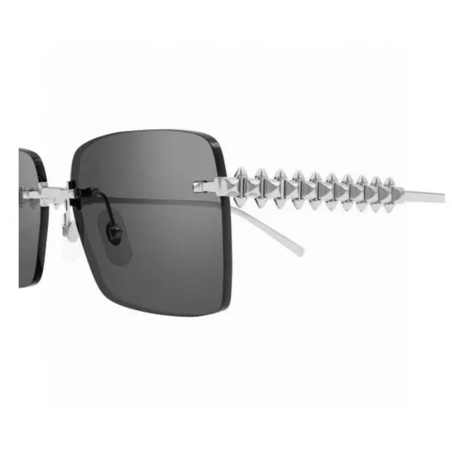 Cartier Clash de Cartier Gold-Tone Spiked Temple Rectangular Sunglasses 2