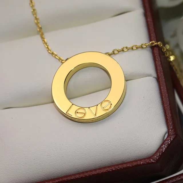 Cartier Juste un Clou Gold Silver Open Circular Hoop Six Bezel-Set Stones Necklace 3