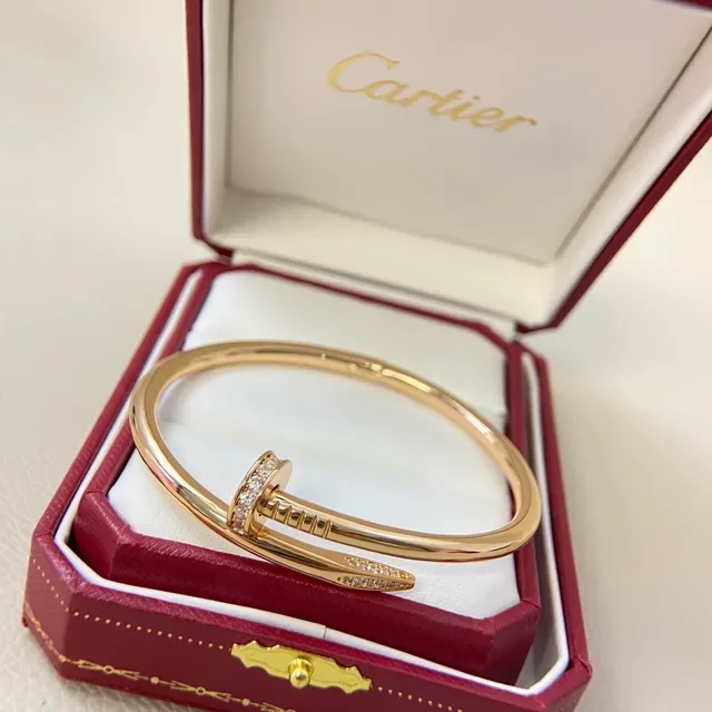 Cartier Juste un Clou Pavé-Set Nail Motif Pulseras 8