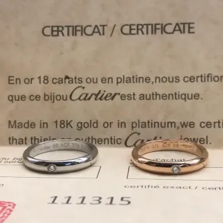 Cartier Juste un Clou রূপা ও সোনা মিনিমালিস্ট একটি পাথরের আংটি