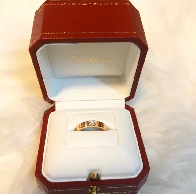 Cartier Love Ring Yellow Gold Rose Gold White Gold Rings 7