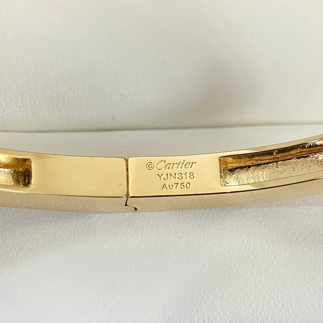 Cartier Panthère 黄金银 Pavé-Set 豹头图案手链 5