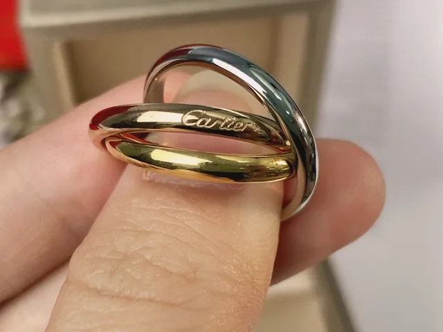 Cartier Trinity Bracelet Triple-Bande Entrelacé en Or et Argent 3