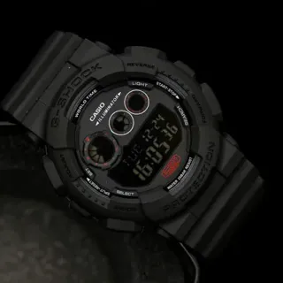Casio G-SHOCK Black Red Rugged Digital Matte Resin Watch