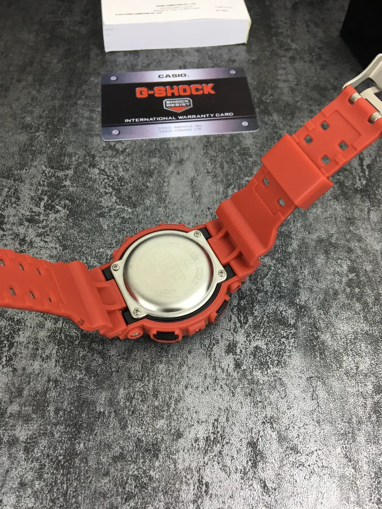 Casio G-Shock GA-100 迷彩橙色 运动手表 4