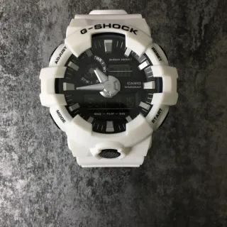 Casio G-Shock GA-100 White Resin Sports Watch