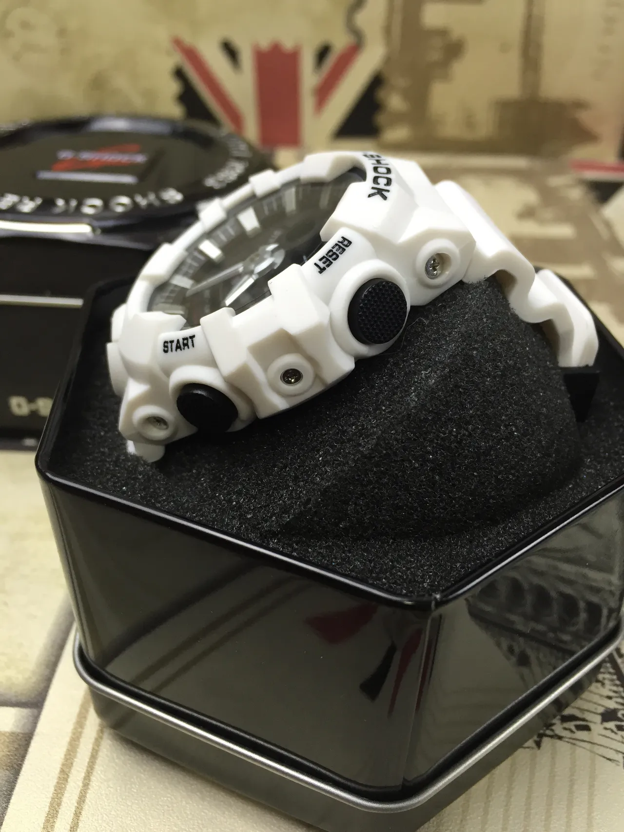 Casio G-Shock GA-100 White Resin Sports Watch 10