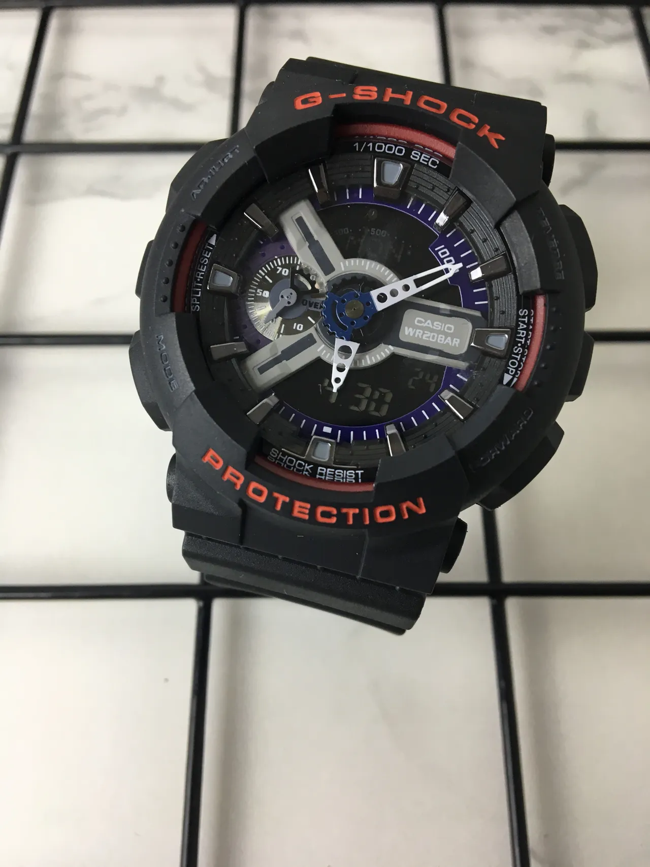 Casio G-Shock GA-110 Black and Red Sports Watch 2