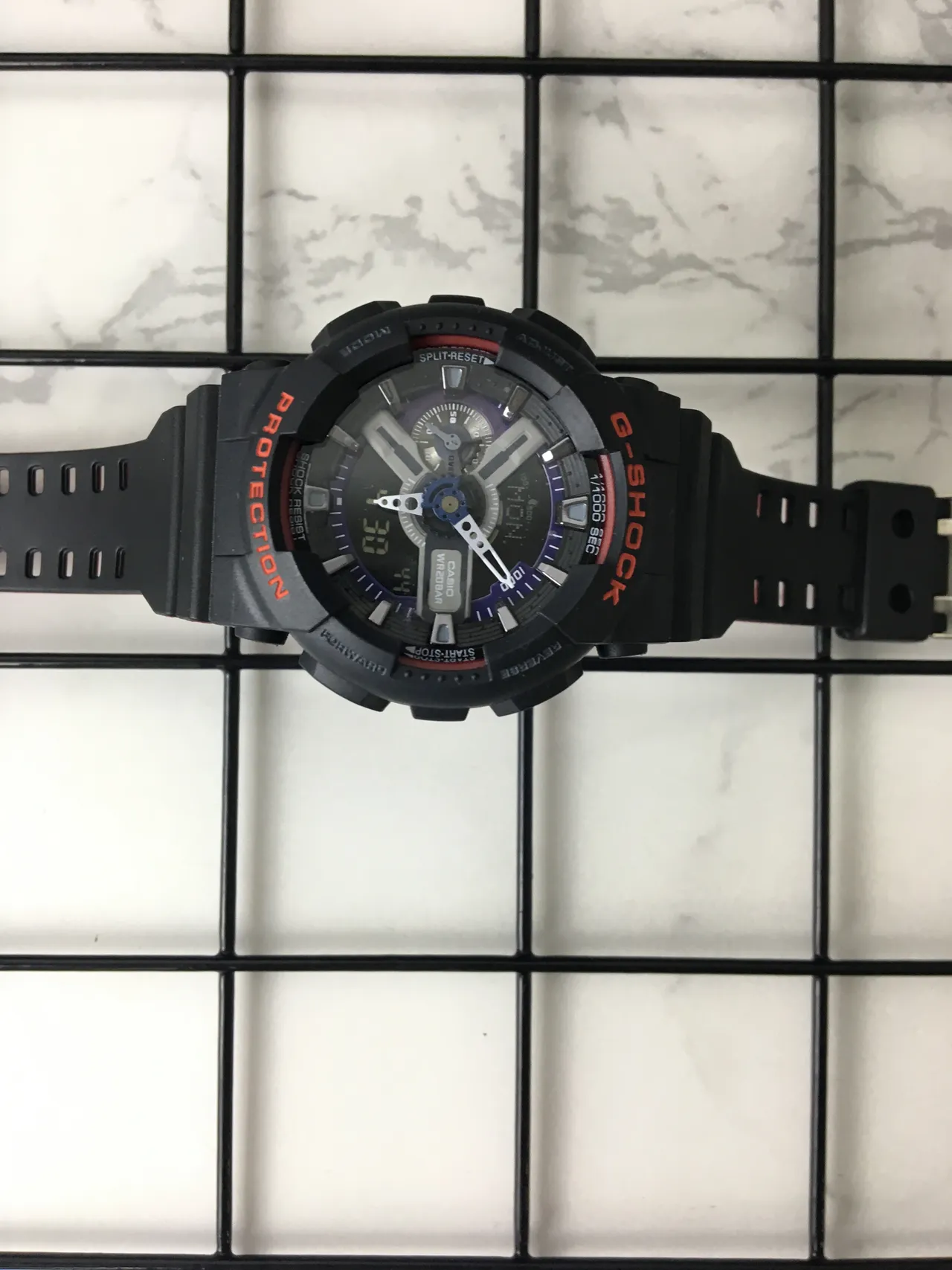 Casio G-Shock GA-110 Black and Red Sports Watch 5