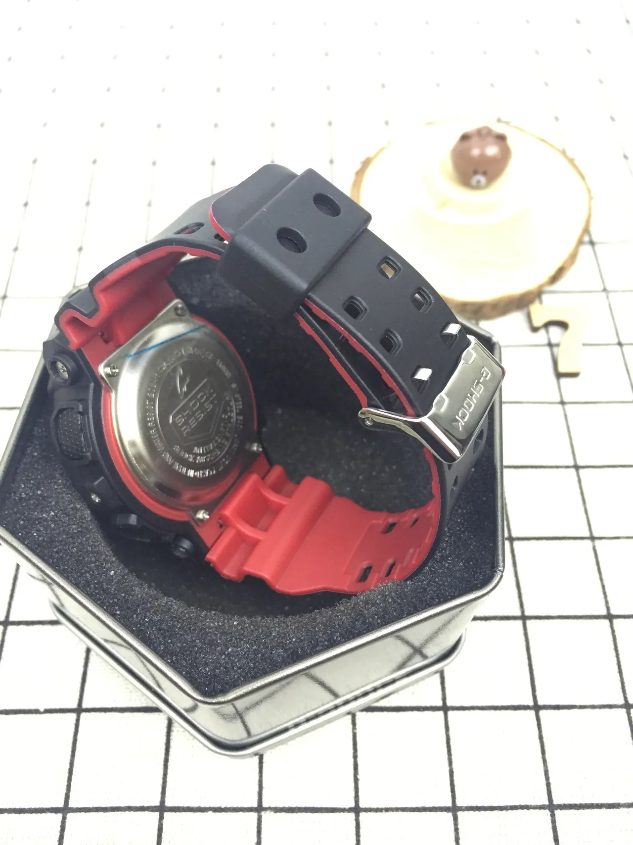Casio G-Shock GA-110 Black and Red Sports Watch 7
