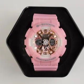 Casio G-Shock GA-110 粉玫瑰金 模拟-数字 运动手表
