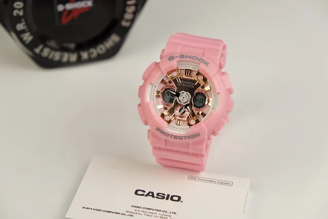 Casio G-Shock GA-110 পিঙ্ক রোজ গোল্ড অ্যানালগ-ডিজিটাল স্পোর্টস ঘড়ি 4