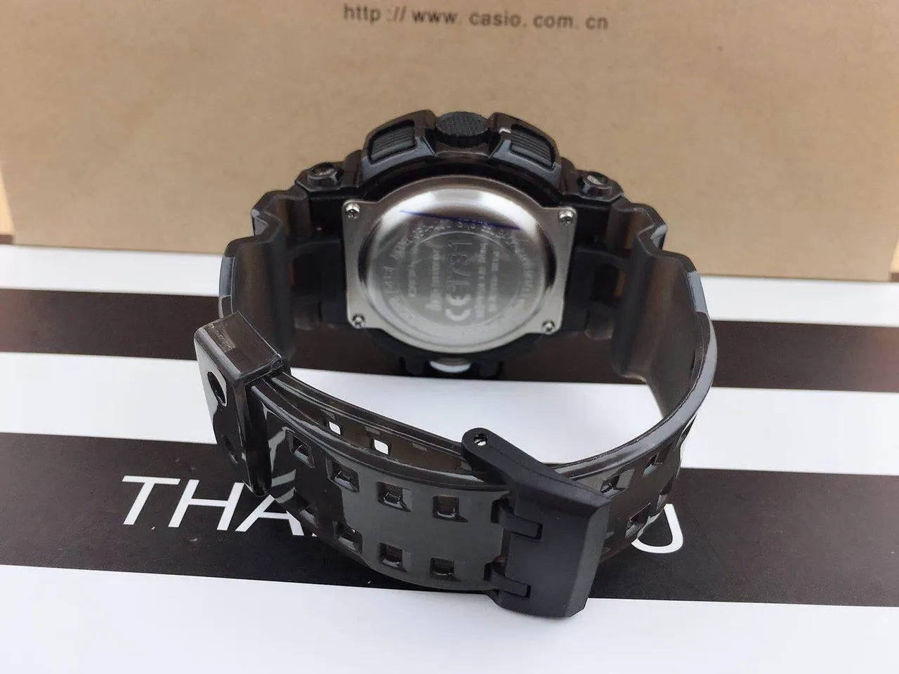 卡西欧 G-Shock GA-2100 黑色树脂混合运动手表 6