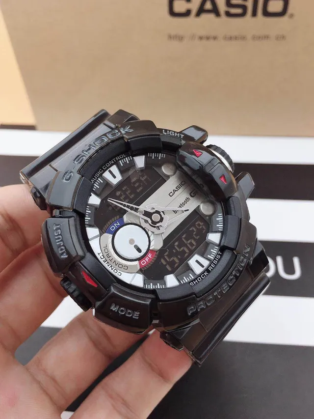 卡西欧 G-Shock GA-2100 黑色树脂混合运动手表 8
