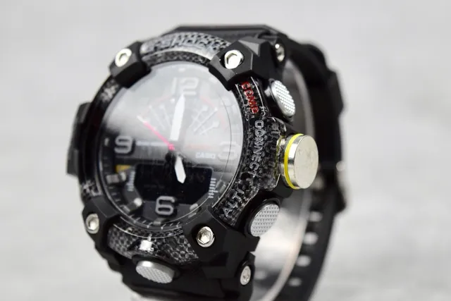 Casio G-Shock Mudmaster Quad Sensor Noir Fibre de Carbone Montre Sport 8