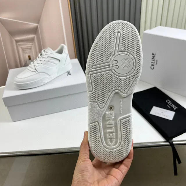 Celine CT-01 Z Trainer Sneakers Lifestyle Monocromáticas Blancas 2