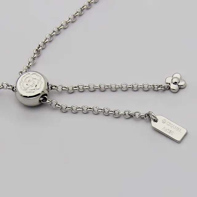 Chanel Camélia Choker ton argent Pavé gemmes collier 2