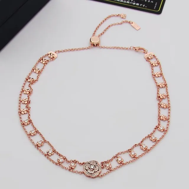 Chanel Camélia Choker ton argent Pavé gemmes collier 5