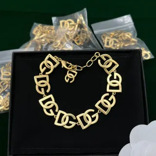 Chanel CC Link ব্রেসলেট সোনালি টোন ধাতু ব্রেসলেট