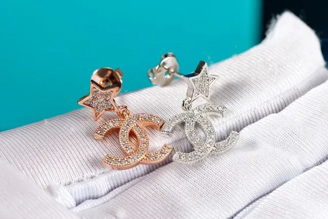 Chanel CC Star Boucles d'Oreilles à Cristal Pavé 3