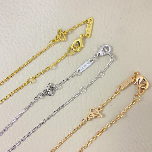 Chopard Collar de Colgante Rotatorio de Locket de Copo de Nieve Feliz 4