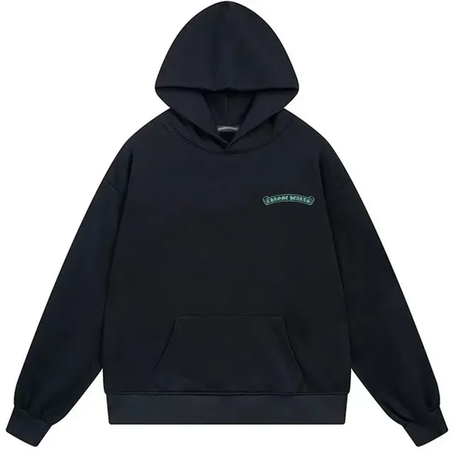 Chrome Hearts Floral-Cross Graphic Black Hoodie 4