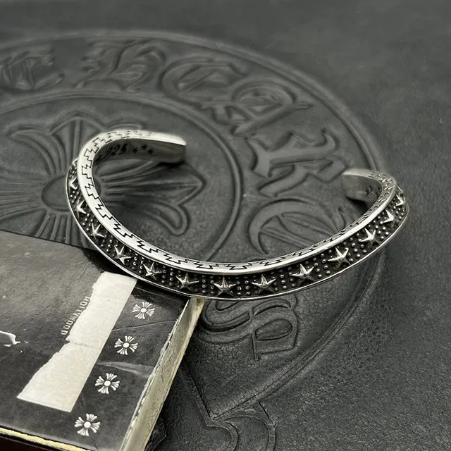 Chrome Hearts Lightning Star Cuff Bracelet 7