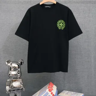 Chrome Hearts Logo Print Black T-Shirt