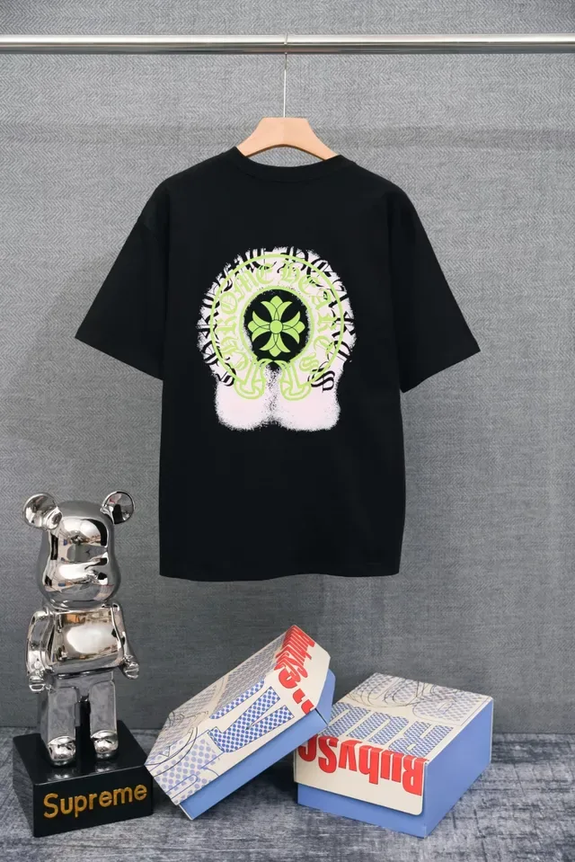 Chrome Hearts Logo Print Black T-Shirt 4