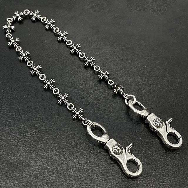 Chrome Hearts Colier Chaîne Starburst-Link en Argent Métal Poli 3
