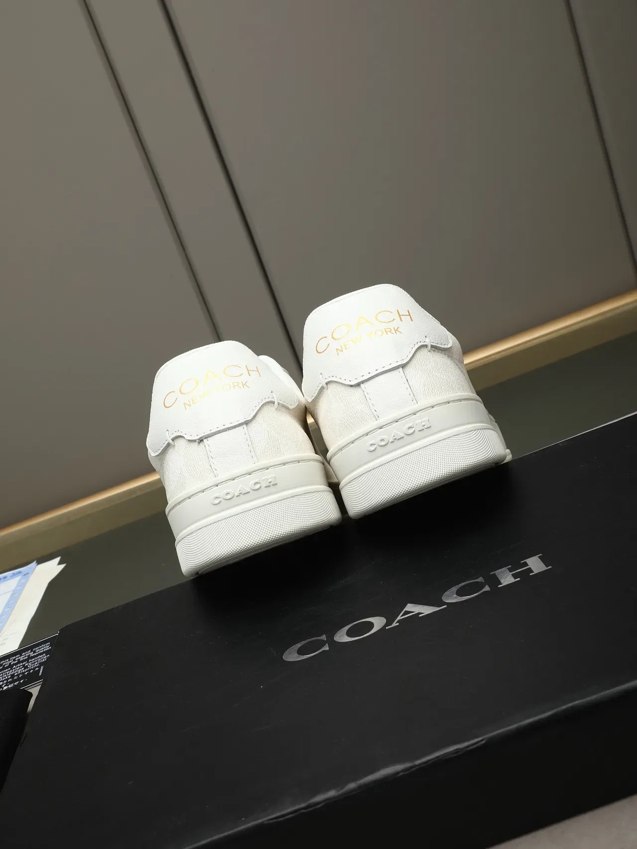 Coach White Low-Top Lifestyle Sneaker 4