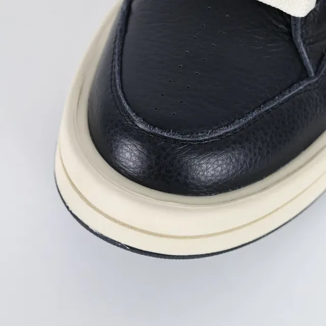 Converse Black Beige High-Top Leather Upper Lifestyle Sneakers 5