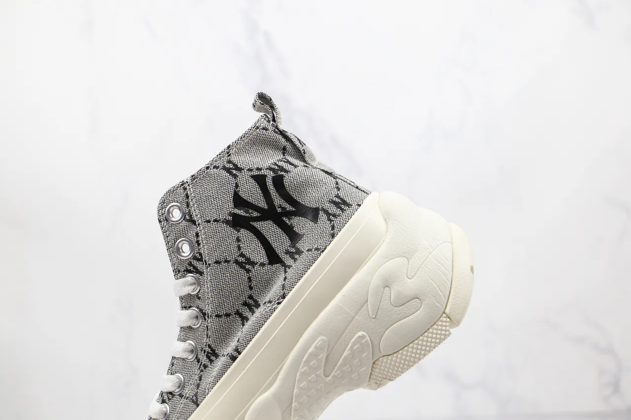 Converse High-Top Monogrammed Canvas Chunky Platform Lifestyle Sneaker 4