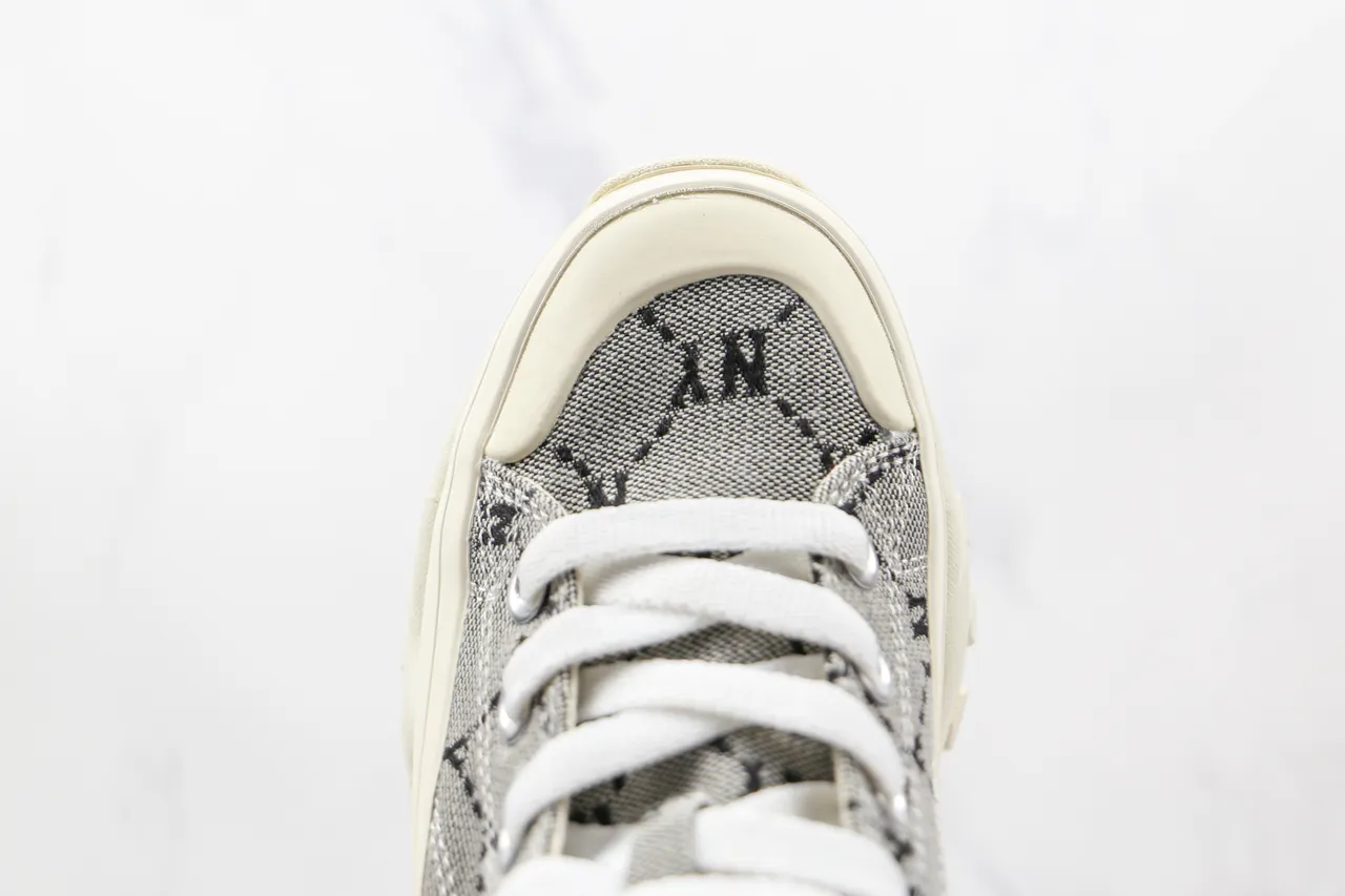 Converse High-Top Monogrammed Canvas Chunky Platform Lifestyle Sneaker 5