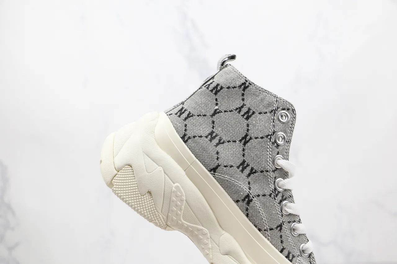 Converse High-Top Monogrammed Canvas Chunky Platform Lifestyle Sneaker 6