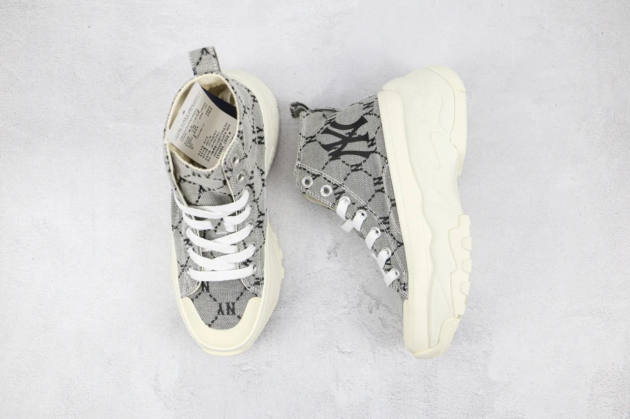 Converse High-Top Monogrammed Canvas Chunky Platform Lifestyle Sneaker 8