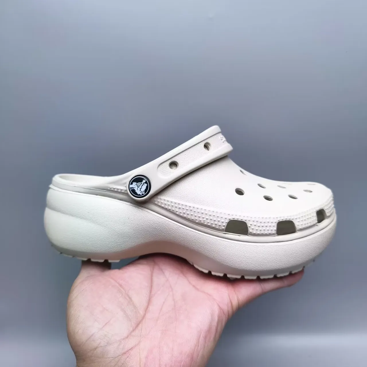 Crocs Classic Clog Beige Clogs 4