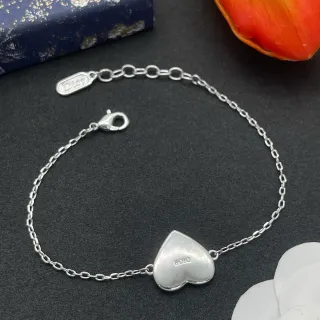 Dior Ami de Coeur Chaîne argentée pendentif cœur bracelet