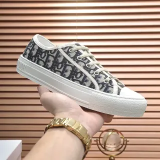 迪奥 B系列 Monogram 帆布 低帮生活运动鞋