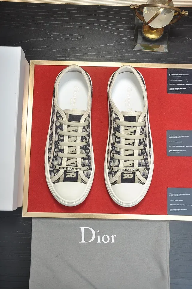 Dior B-Series Monogram Canvas Low-Top Lifestyle Sneakers 5
