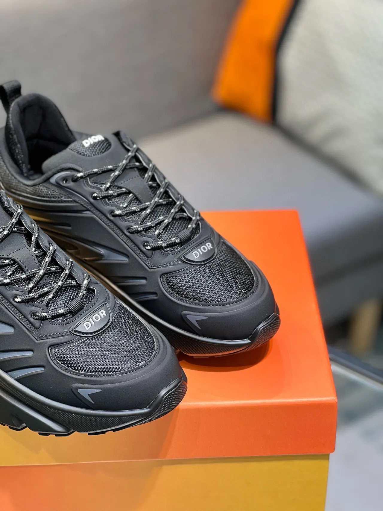 Dior B23 Black Chunky Sneakers 5