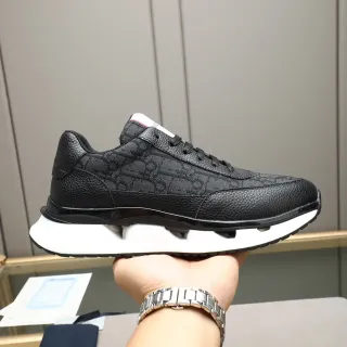 Dior B27 Jacquard Monogrammé et Cuir Granulé Sneakers Lifestyle