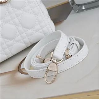 Dior Lady Dior বেইজ কোয়িল্টেড ক্যানেজ টপ-হ্যান্ডেল টোট ব্যাগ 6