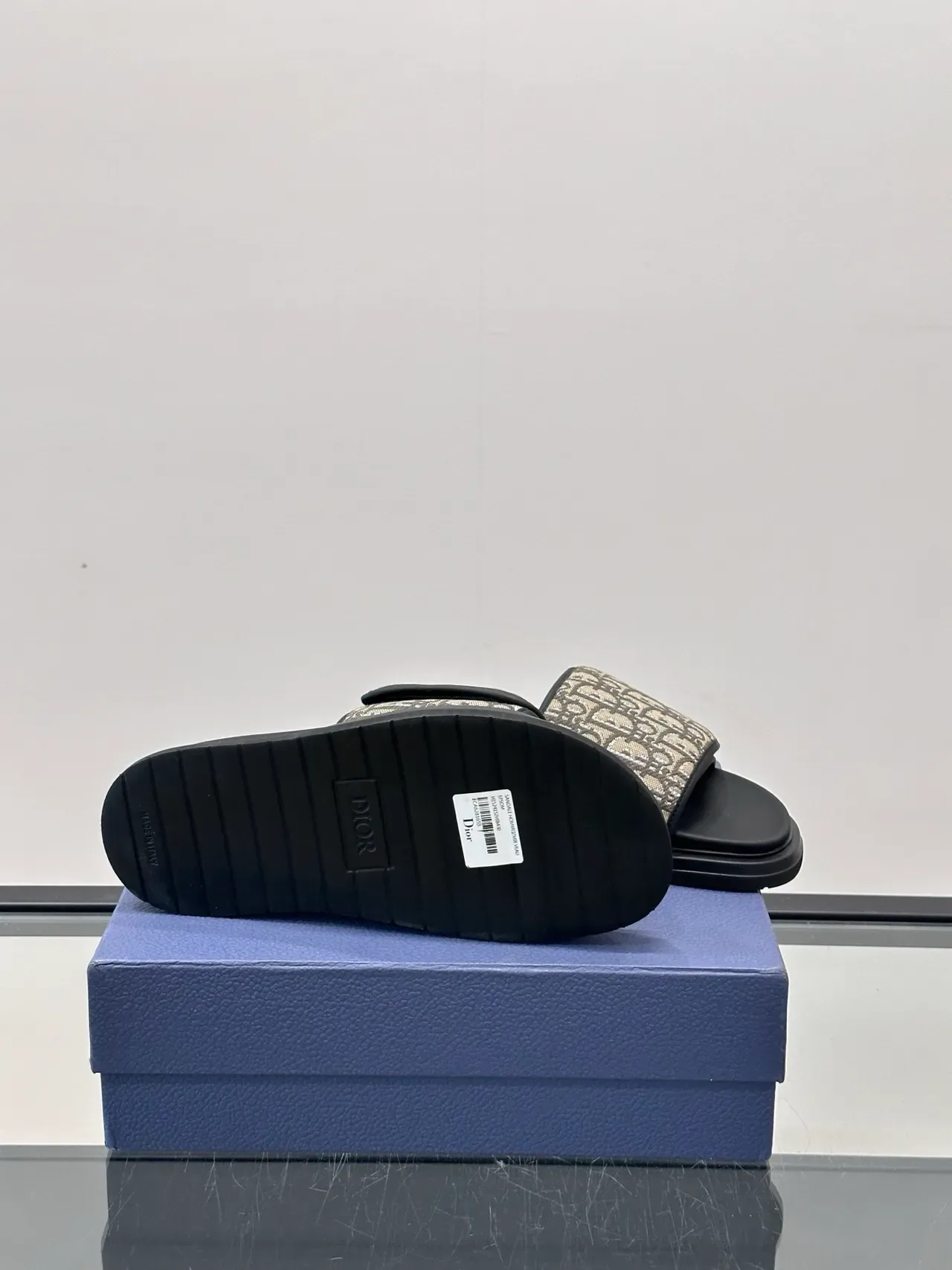 Dior Slide Monogram Strap Slippers 2