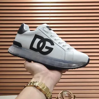 Dolce & Gabbana DG Run Low sneakers lifestyle brancos pretos transparentes