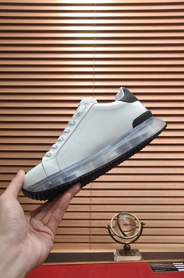 Dolce & Gabbana DG Run Low White Black Transparent Lifestyle Sneakers 6