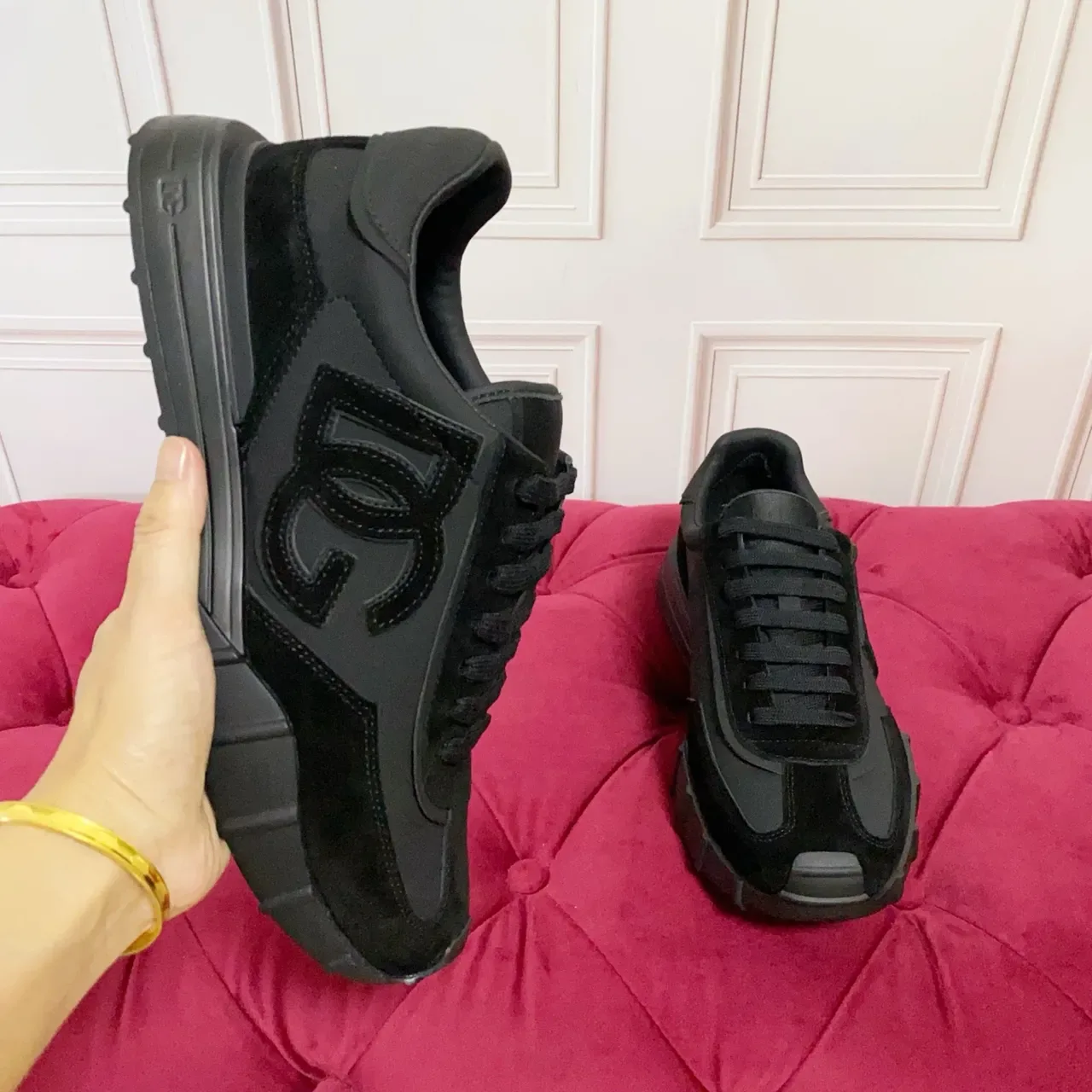 Dolce & Gabbana DG Runner Zapatillas Lifestyle Negras 4